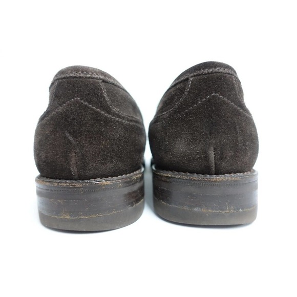 GRAVATI Men Penny Loafers Suede Rubber Vibram Sole Brown Sz 11.5 US / 10.5UK main image 10